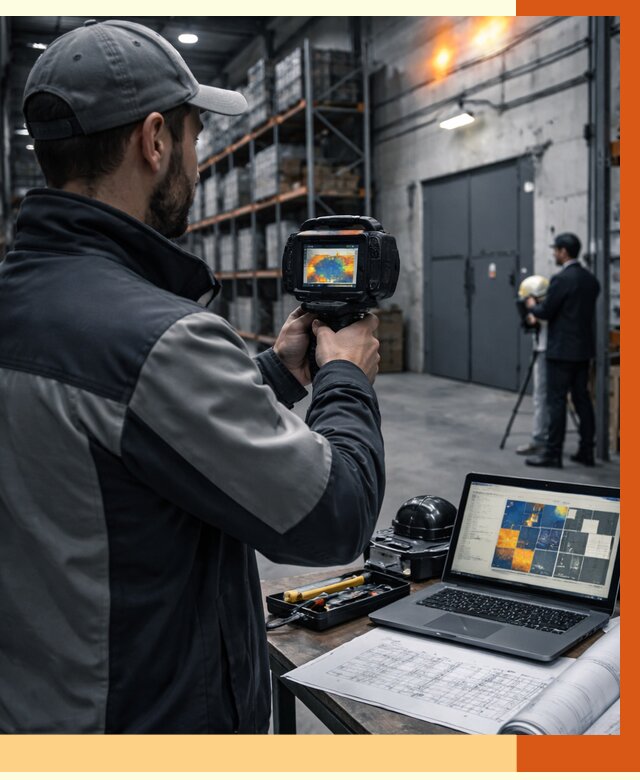 Тепловизионное обследование склада в Искитиме от 6625 руб. | ТепломастерСкм