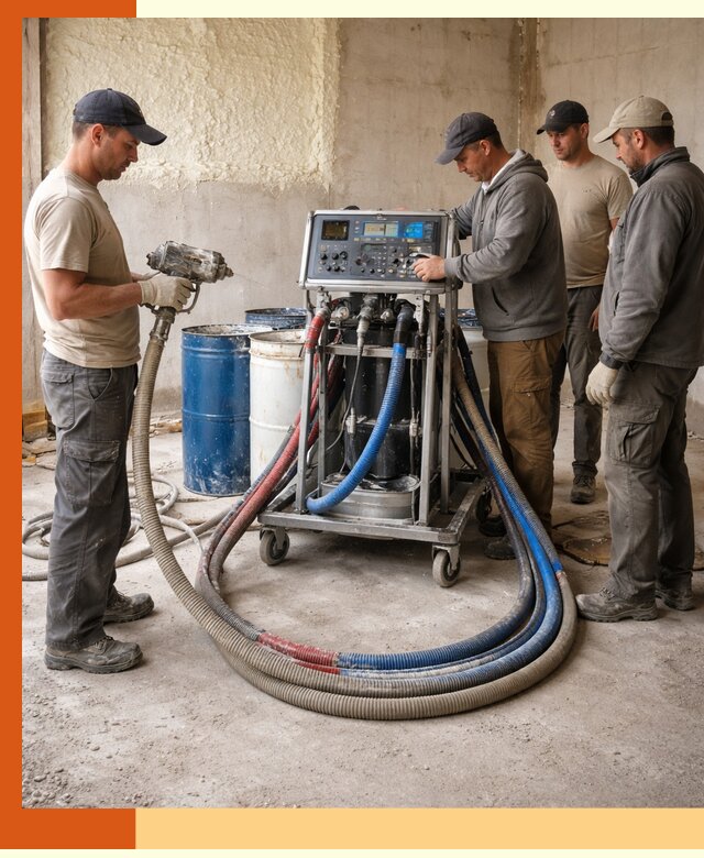 Аренда установки для напыления ППУ в Искитиме на выгодных условиях